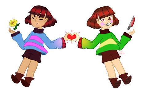 Frisk Y Chara Love Or Dead By Cloudy Dolphin On Deviantart