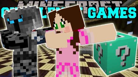 PopularMMOs Pat And Jen Minecraft DAB STYLE CHALLENGE GAMES Lucky