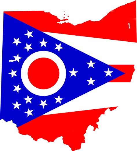 Ohio Flag 072911 Vector Clip Art Free Clip Art Images