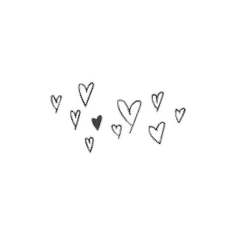 Hearts Heart Tumblr Aesthetic Cool Cute Kawaii Black