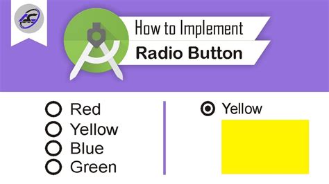 How To Implement Radio Button In Android Studio Radiobuttonandroid