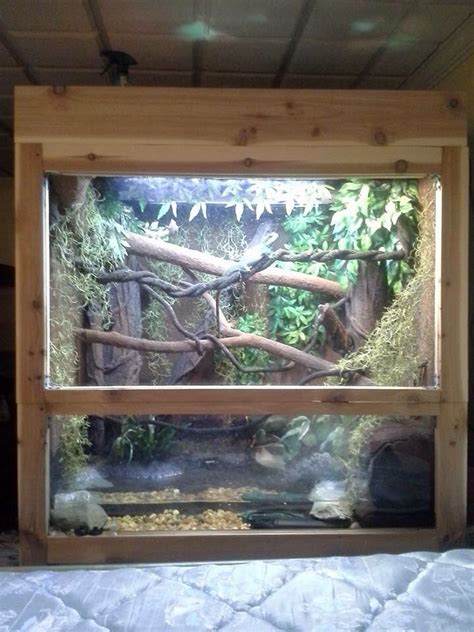 All screen cages come in flat panels that are predrilled to perfect specs. Enclosure Ideas | Reptile cage, Iguana cage, Snake enclosure