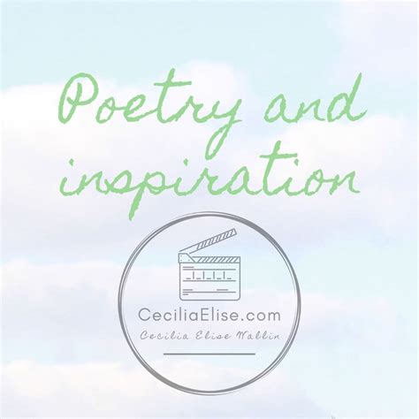 Poetry And Inspiration Cecilia Elise Wallin 1