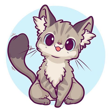 Chibi Cat Drawing Free Download On Clipartmag
