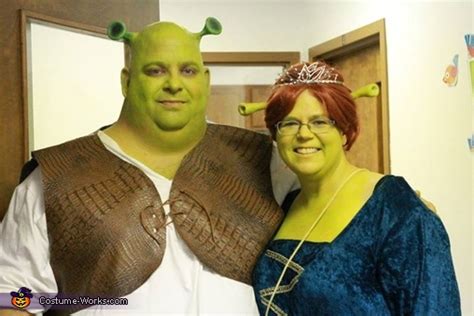 A stream of light cuts through the darkness illuminating a beautiful but worn book. Shrek and Fiona Couple Costume
