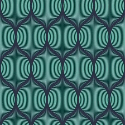 Seamless Neon Blue Optical Illusion Woven Pattern Vector Pixerstick