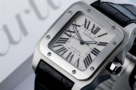 Cartier santos de cartier blue dial men's watch wssa0030. Cartier Santos 100 Watches | ref W20073X8 | 'Beautiful ...