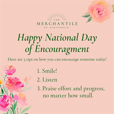 National Day Of Encouragement — The Merchantile