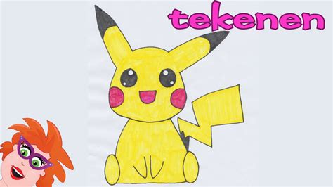 Ik wil door de toegevoegd na 6 minuten: Pokemon Pikachu tekenen Nederlands - Hoe teken je Pikachu ...