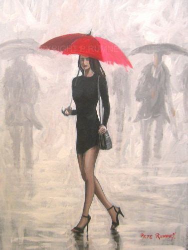 Figure painting red umbrella advent art great big canvas art umbrella art paul kelly dancing in the rain under my umbrella. PETE-RUMNEY-FINE-ART-BUY-ORIGINAL-ACRYLIC-PAINTING-RED ...