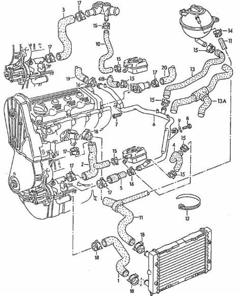 Vw Golf Mk4 Engine Diagram | Automotive Parts Diagram Images