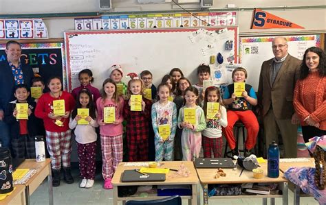 Oswego County Todayrotary Presents Dictionaries To Third Graders