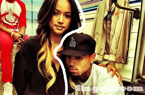 A Mess Chris Brown And Karrueche Tran Play Out Their Break Up On