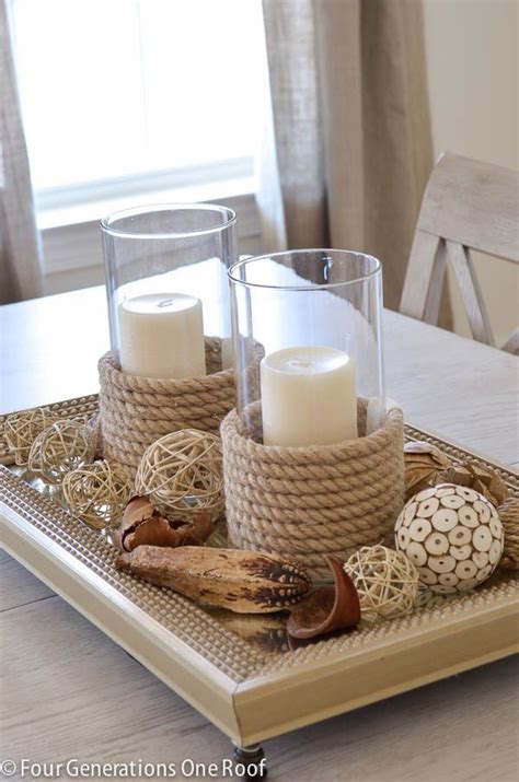30 Rope Crafts And Decorating Ideas For A Nautical Theme Beach Candle