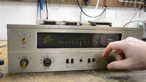 Fisher 400 Tube Stereo Receiver Youtube