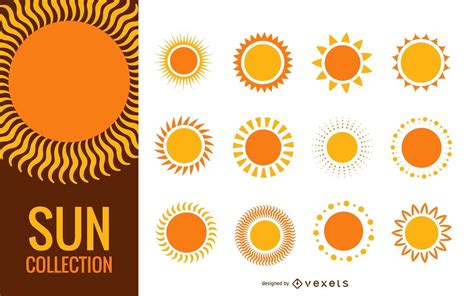 Fun Sun Illustration Collection Vector Download