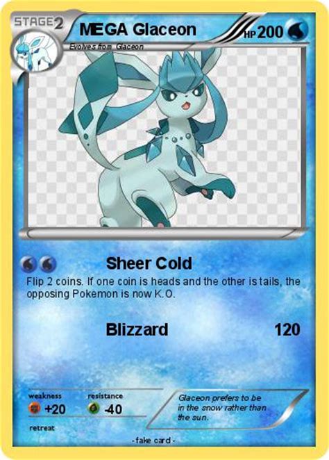 Pokémon MEGA Glaceon 5 5 - Sheer Cold - My Pokemon Card