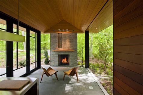 Contemporary Garden Pavilion Pool House Idesignarch Interior Design