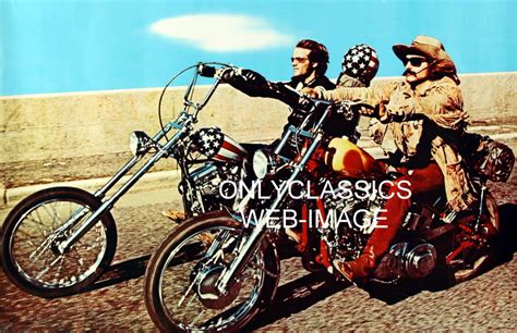 Easy Rider Motorcycle Harley Davidson Chopper Captain America Poster