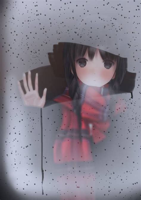 Anime Girl Looking From The Window Realistic Anime Aka