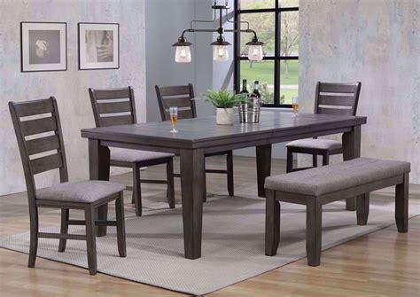 Browse online or visit a local store today! Bardstown 6 Piece Dining Table Set - Gray | Home Furniture Plus Bedding