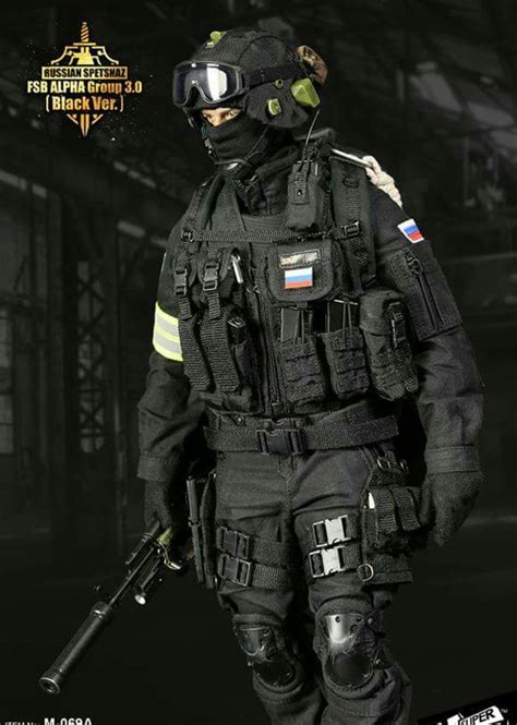 Russian Spetsnaz Fsb Alpha Black Ver Angkatan Darat