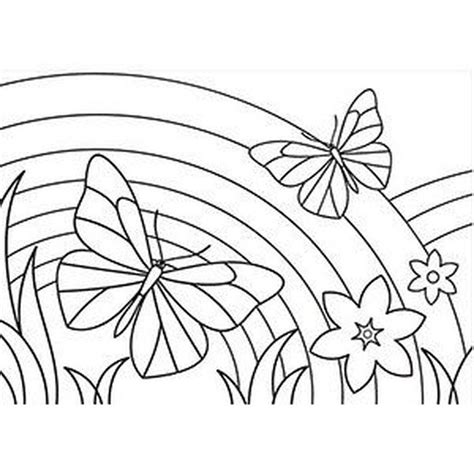Https://wstravely.com/coloring Page/butterfly Rainbow Coloring Pages