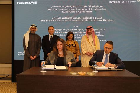 Saudi Jordanian Investment Fund Signs Contract With Dar Al Handasah