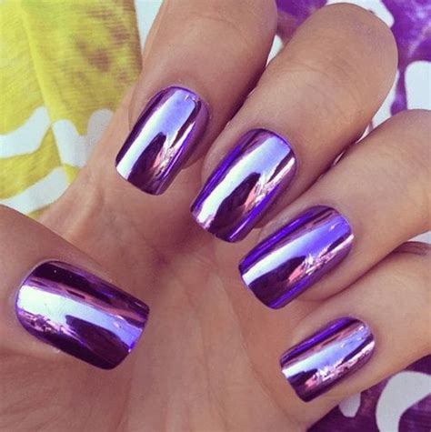 25 Most Awesome Mirror And Metallic Nail Art Ideas