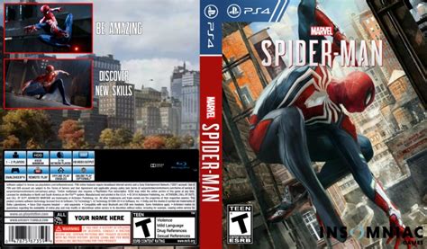 Spider Man Ps4 Playstation 4 Box Art Cover By Zeenoz