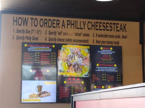 Menu At Tony Nelson S King Of Philly Cheese Steaks Steakhouse Gulfport
