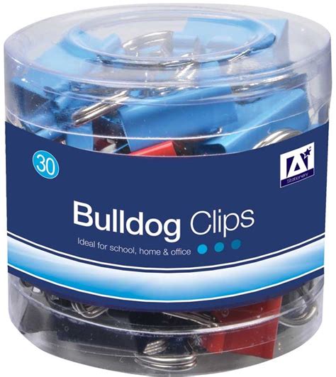 30 Bulldog Clips Wholesale