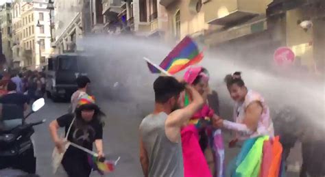 Mashable On Twitter Police Fire At Pride March In Istanbul With Water