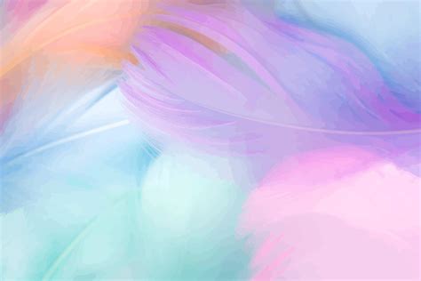 Pastel Color Feather Abstract Background 6896172 Vector Art At Vecteezy