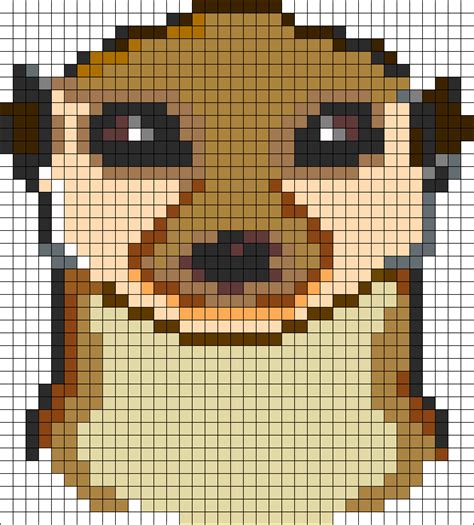 Meerkat Pixel Art Pixel Art Pixel Art Pattern Pixel Art Design Images