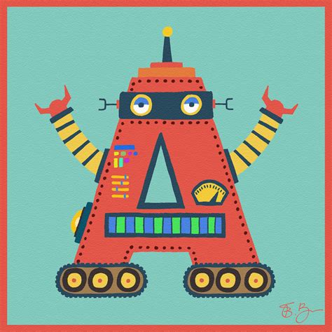 Diy building blocks set, all kinds of classic alphabet robots toy. Robot Alphabet (Görüntüler ile) | Sanat