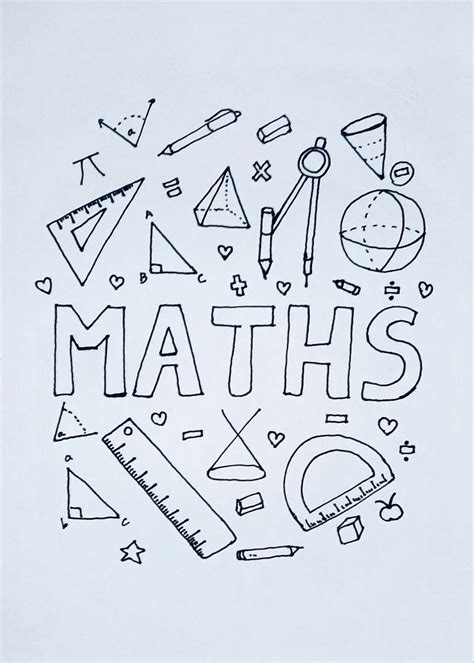 Mathematics Cover Page Design Ideas In 2022 Book Cover Page Design