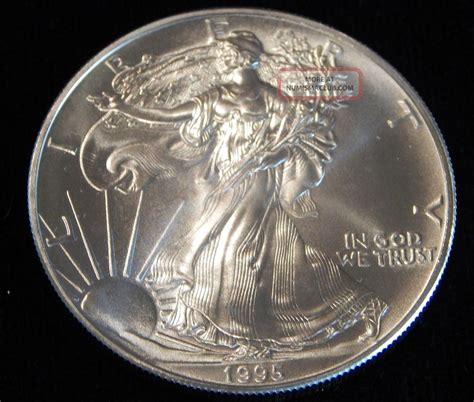 1995 American Silver Eagle Bullion Coin Rare Key Date Choice Gem Bu Nr