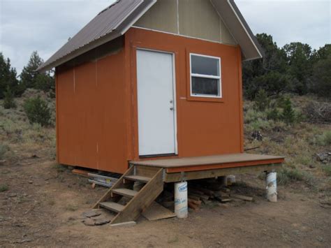 The loft in my little building is 8' from the floor. 10x12 Shed w/loft - Small Cabin Forum (3)