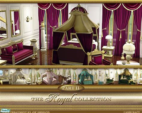 Cashcrafts Royal Collection Canopy Bed Sims 4 Cc Furniture Sims 2 Sims