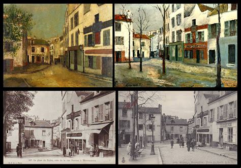 Maurice Utrillo Place Du Tertre 1910 Flickr