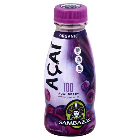 Sambazon 100 Acai Berry Superfood Juice Shop Juice At H E B