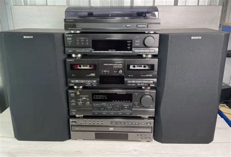 Sony Lbt D Hifi Stereo Stack System Cd Tuner Twin Tape