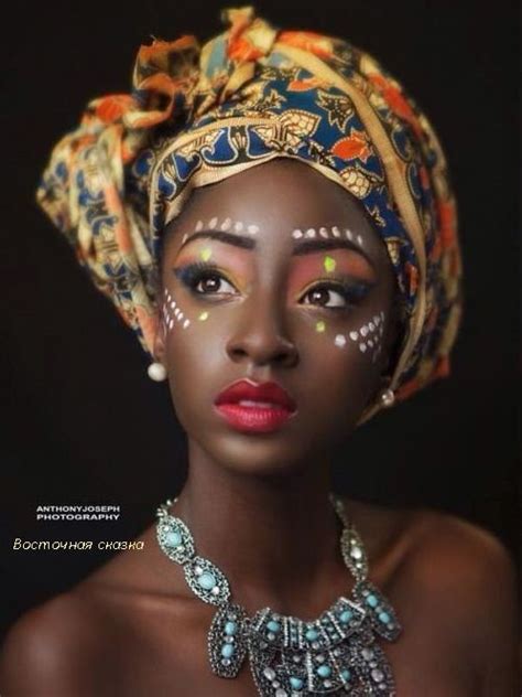 African Tribal Makeup Tribal Face African Beauty African Fashion