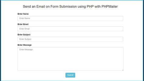 How To Send An Email In Php Using Phpmailer Youtube