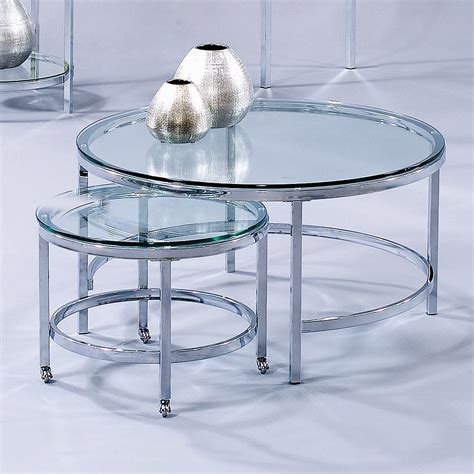 Round Chrome Coffee Table Foter