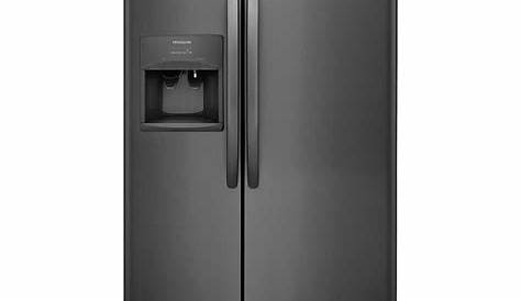 Frigidaire 25.5 cu. ft. Side by Side Refrigerator in Black Stainless