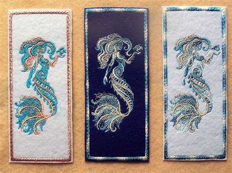 Be True Crafts Five More Diy Machine Emboridered Bookmarks