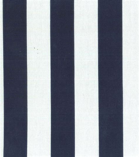 45 Home Essentials Fabric Navy Nautical Stripe Joann
