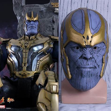 new avengers infinity war mask thanos mask cosplay full head latex super hero costume halloween